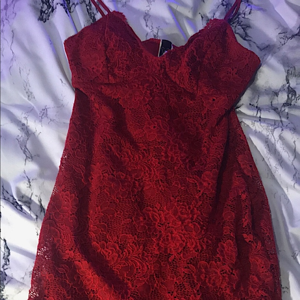Windsor Red Lace Dress
